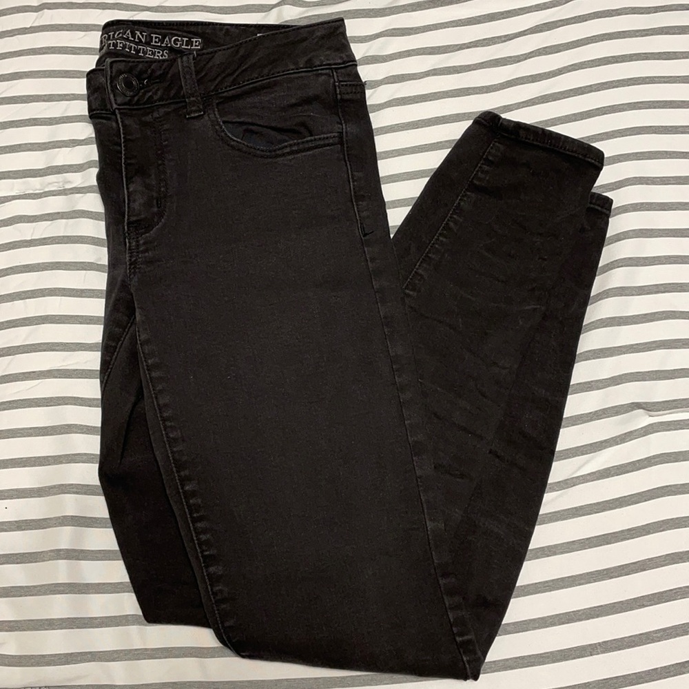 American Eagle Skinny Black Jeggings
